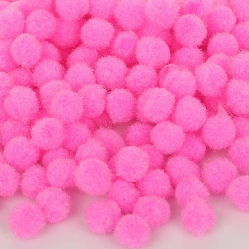 morel MOREL Pink Light Blue RED Dark Green POM POM Balls, 20 MM, Used in Jewellery & TORAN Making, Macrame Art & Craft , Decorations, Bag, Dresses, School Projects, Christmas, DIY, ETC (Total - 200)  - Image 2