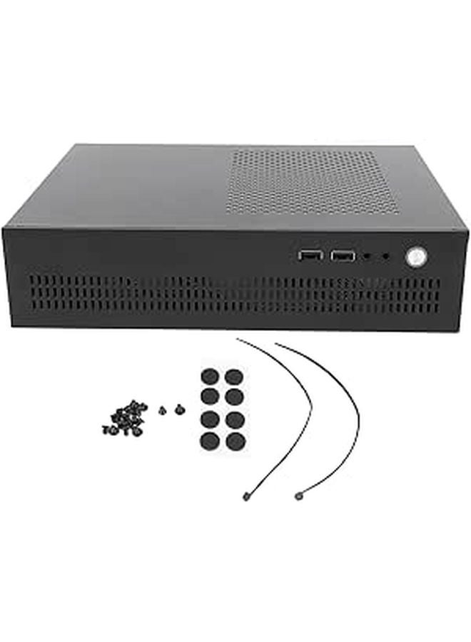 علبة كمبيوتر ITX فولاذية تصميم مدمج يدعم SSD، مبرد وحدة المعالجة المركزية 50 مم، USB 2.0، كمبيوتر للألعاب - Image 1