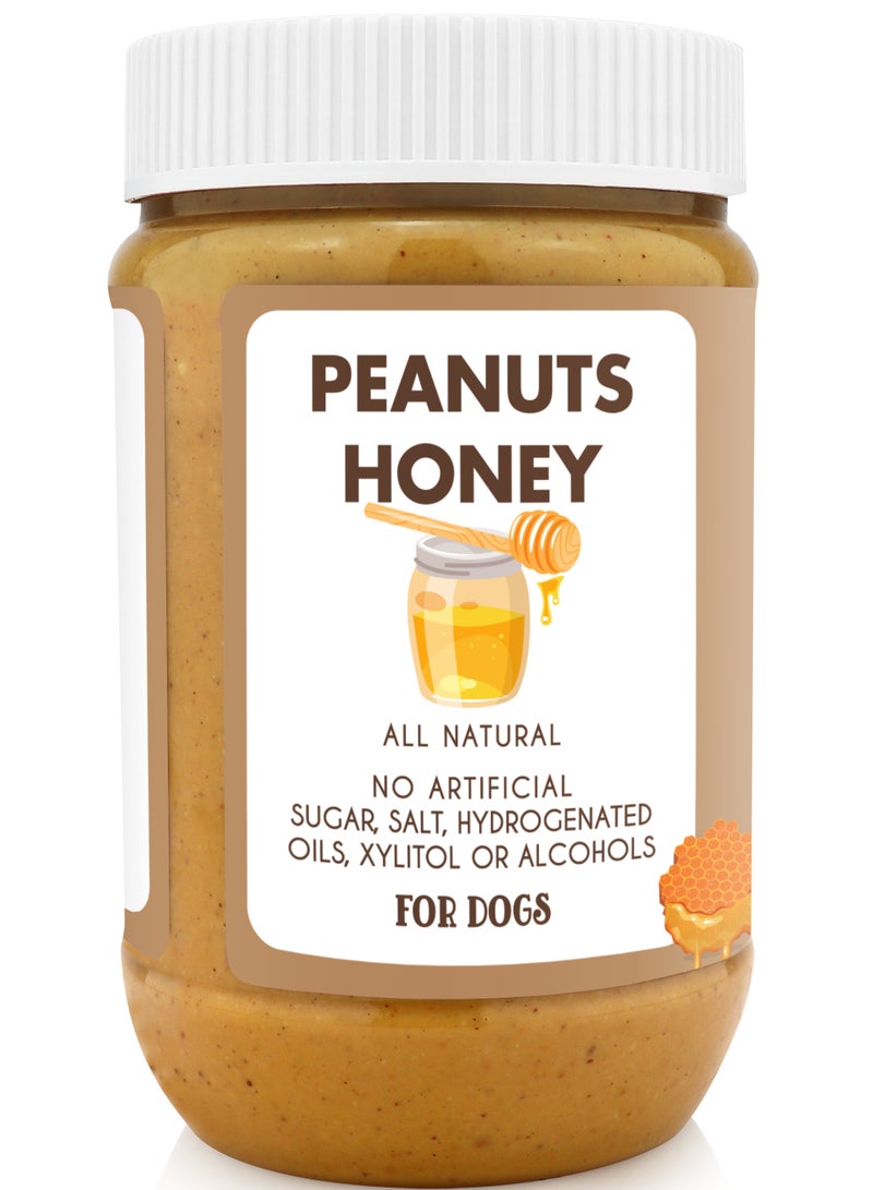 بارك بيسترو بودي بدر سكويز – زبدة فول سوداني طبيعية 100٪ للكلاب، مصنوعة في الولايات المتحدة الأمريكية، [480 جرام | 17 أونصة] 🐶 - Image 3