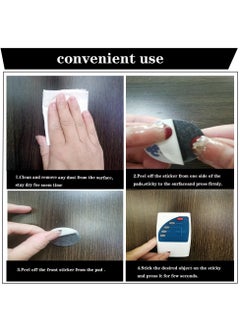 3M 100 Pcs Double Sided Adhesive Pads,Heavy Duty Mounting Tape, 3mm Thickness Pre-Cut Foam Tape,Super-Sticky Black Strong Pads Rectangle Shape Waterproof for Walls Picture, Car, Home, Office  - Image 5