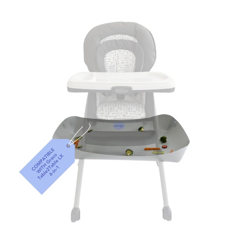 CATCHY - Food Catcher - Compatible with Graco Table2Table LX 6-in-1 High Chair + 11 Other High Chairs - Highchair Sold Separately - Baby & Toddler Food & Mess Catcher - Under High Chair Accessory - Image 1