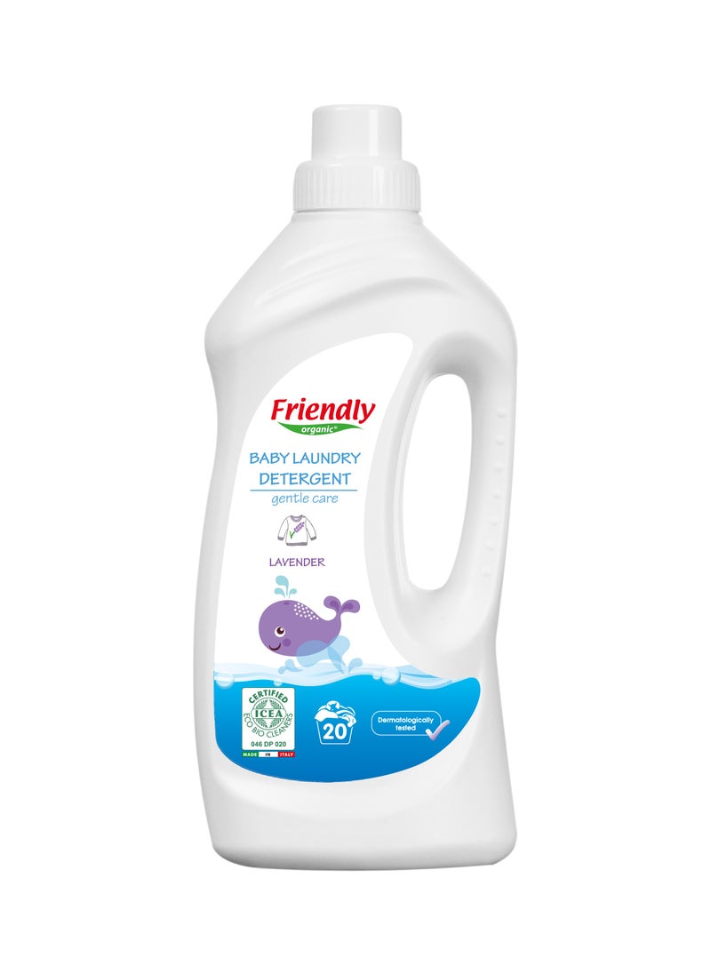 FRIENDLY ORGANIC FRIENDLY ORGANIC Baby Laundry Detergent Lavender 1000ml Pack of 3 - 100% Organic with Vegan Plant Derived Ingredient, Fragrance Free, Hypoallergenic & Dermatologically Tested  - Image 2