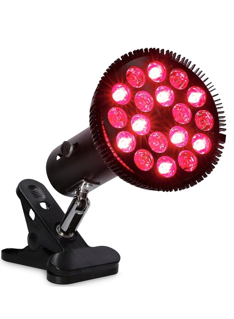 Barakah NIR & Red Light Therapy Lamp, Infrared Light Therapy Lamps with Stand, Infrared Red Light Therapy Bulb with Clip-On Lamp, Home Red Light Therapy for Body, Chronic Pain Relief, Skin Wellness, Recovery - Image 1
