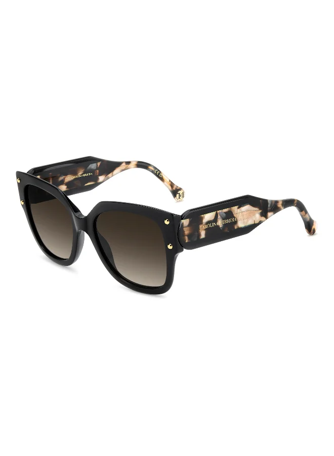 كارولينا هيريرا CAROLINA HERRERA HER 0366/S Sunglasses Black Square