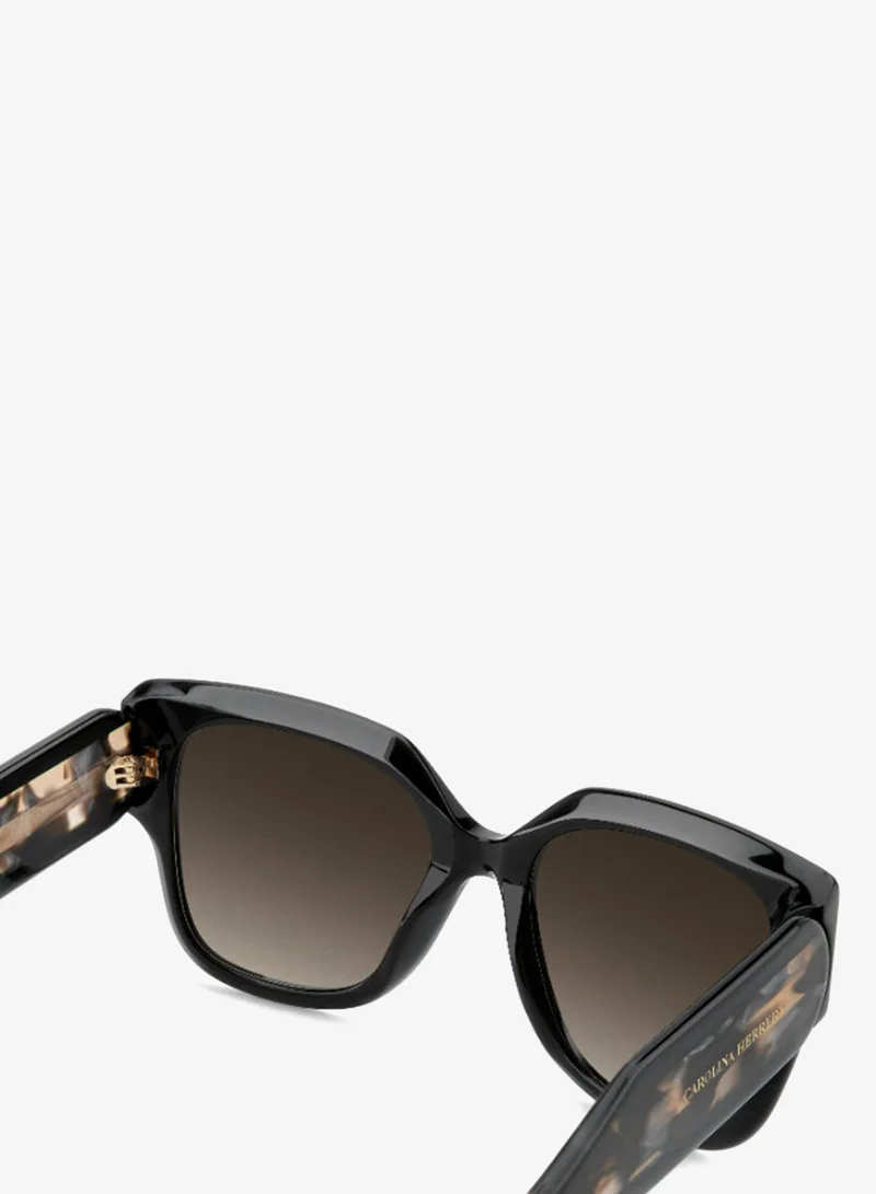 Carolina Herrera  CAROLINA HERRERA HER 0366/S Sunglasses Black Square  | Best Price UAE
