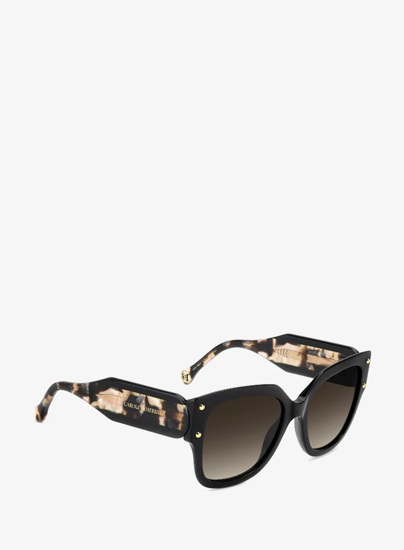 Carolina Herrera  CAROLINA HERRERA HER 0366/S Sunglasses Black Square  | Best Price UAE