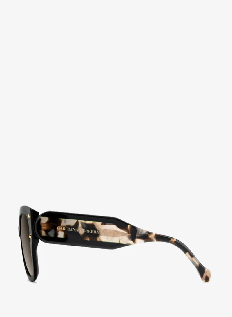 Carolina Herrera  CAROLINA HERRERA HER 0366/S Sunglasses Black Square  | Best Price UAE