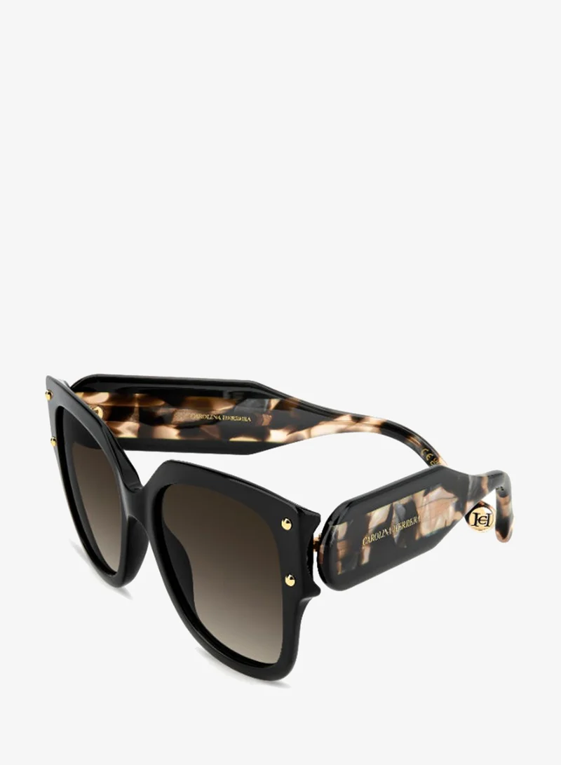 Carolina Herrera  CAROLINA HERRERA HER 0366/S Sunglasses Black Square  | Best Price UAE