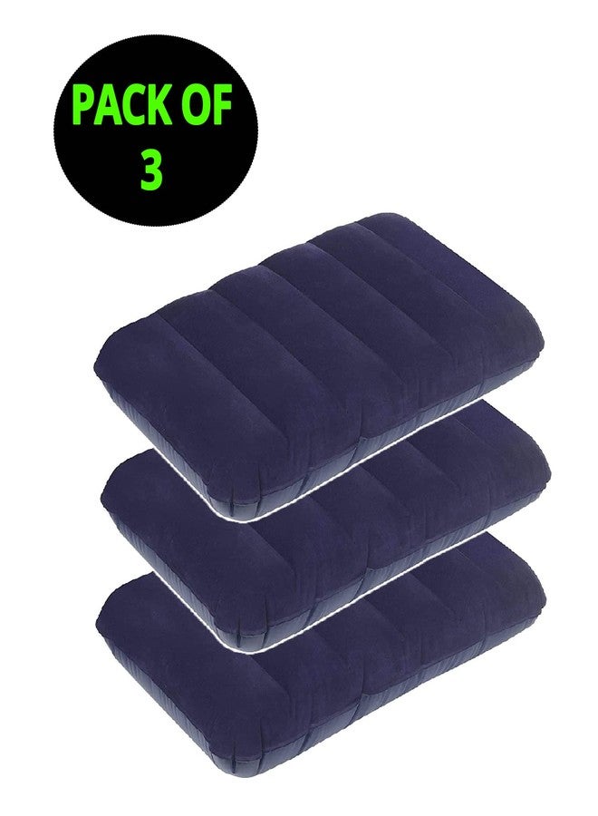 HURRYSHOPPY Travel Pillow for Train Sleeping Air Inflammable Velvet Neck Air Pillow for Soft Comfort Camping Tourist Pillow Ultralight Portable Backpacking Family Tour (3) - Image 2