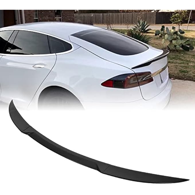 rayihni Rear Trunk Spoiler Glossy Black Lip Fit For 20172023 Lightweight Automotive Exterior Upgrade For Sedans Suvs Easy Installation For Car Enthusiasts Auto Styling - Image 4
