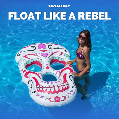 Swimline Sugar Skull Pool Float - Image 5