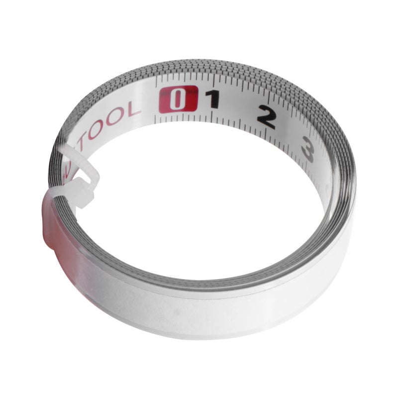 1m Steel Miter Track Tape Measure Self Adhesive Metric Scale Ruler Miter Scale Woodworking Ruler (Left to Right) - Image 1