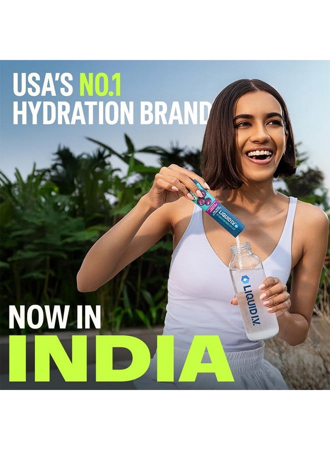 Liquid I.V. Liquid I.V.™ Hydration Multiplier™ - Acai Berry | Hydration Drink | 16g mixed with 500 ML Water | Pack of 6 = 3LTRS  - Image 2
