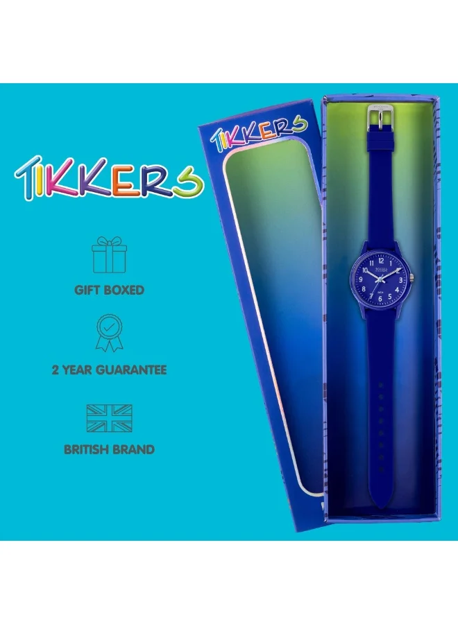 Tikkers  Tikkers Blue 50M Water Resistance Silicone Strap Watch for Men | Best Price UAE