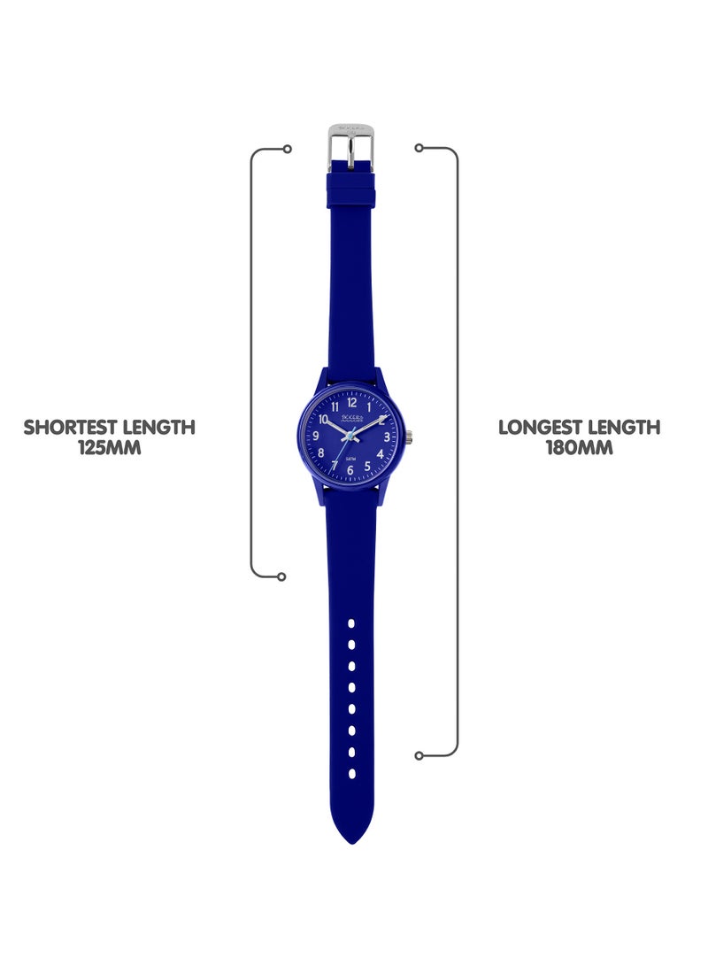 Tikkers Blue 50M Water Resistance Silicone Strap Watch - Image 4
