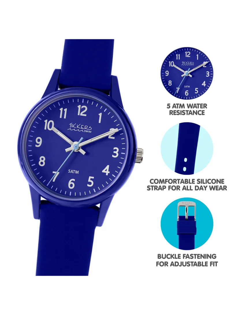 Tikkers  Tikkers Blue 50M Water Resistance Silicone Strap Watch for Men | Best Price UAE