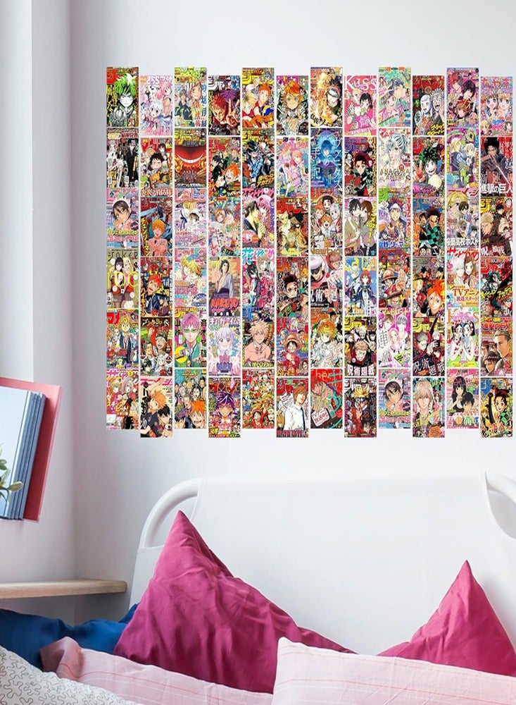 16 Pieces Anime Posters Home Decoration, Aesthetic Manga Posters for Room Decor, for Girls and Boys Bedroom 10x15cm