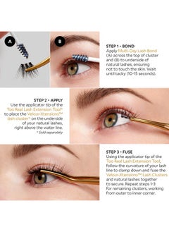 Velour Lashes Velour Xtensions Multiday Lash Bond Lash Clusters Lash Bond And Seal Multiday Eyelash Bond (No Sealant Needed) Dermatologist Testedvegan & Crueltyfree Dries Clear Latex Free  - Image 4