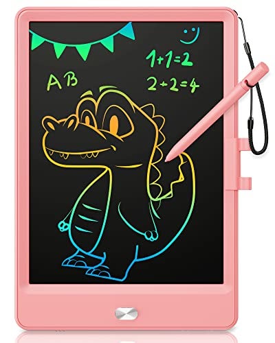 KOKODI LCD Writing Tablet 85 Inch Toddler Doodle Board Drawing Tablet Erasable Reusable Electronic Drawing Pads Educational and Learning Toy for 38 Years Old Boy and Girls Pink - Image 1