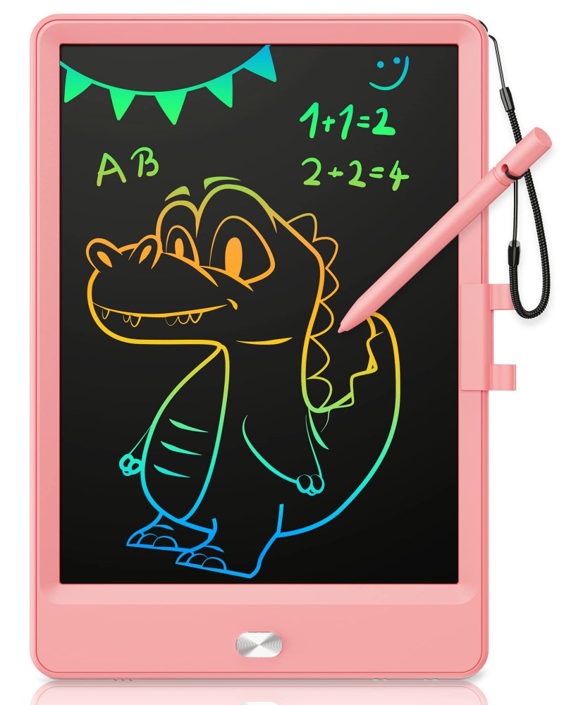 KOKODI LCD Writing Tablet 85 Inch Toddler Doodle Board Drawing Tablet Erasable Reusable Electronic Drawing Pads Educational and Learning Toy for 38 Years Old Boy and Girls Pink - Image 2