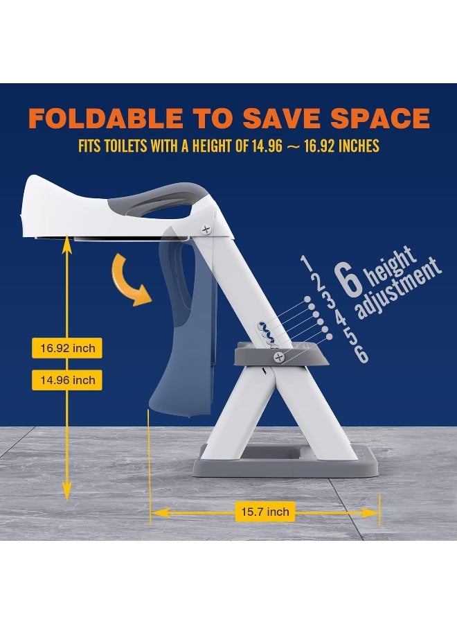 SKYROKU كرسي تدريب الأطفال على المرحاض مع سلم خطوة - Image 4