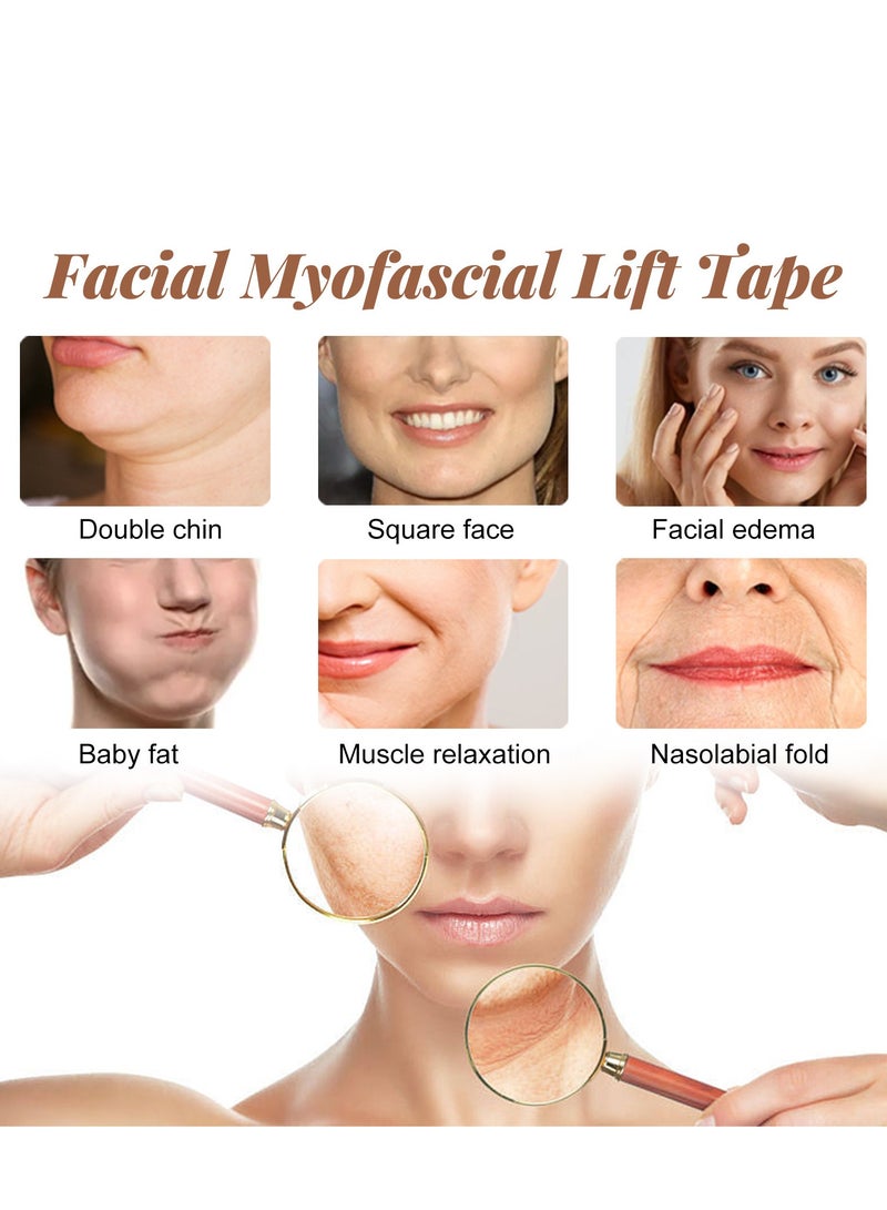 EELHOE V-Face Lifting Tape | Facial Myofascial Beauty Tape Roll 5m - Image 1