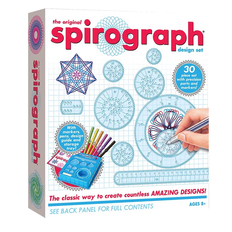 Spirograph — Design Set Boxed — Arts and Craft Kit — The Classic Way to Make Countless Amazing Designs! — for Ages 8+ - Image 1