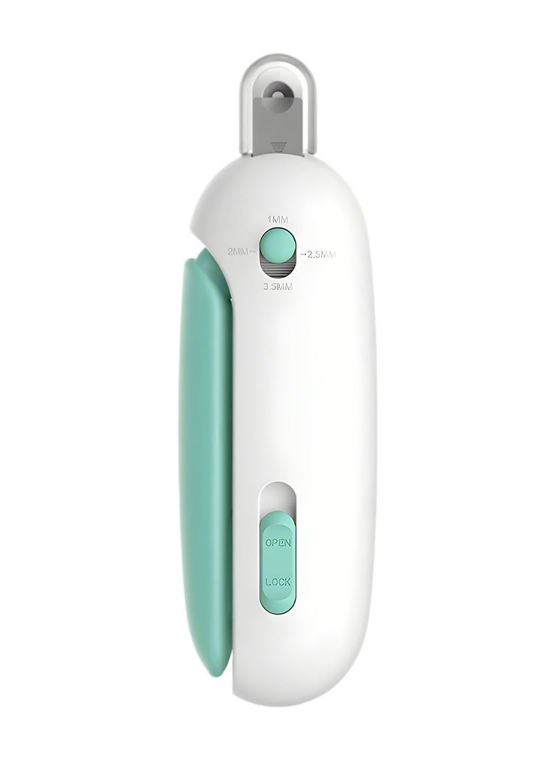 Cat Nail Clipper – Adjustable, Splash-Proof, with Built-in Nail File | Safe Grooming for All Cat & Dog Sizes