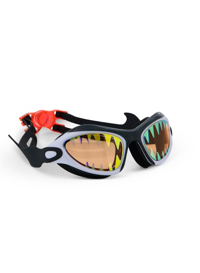 Bling2o Great Bite White Megamouth Kid's Swim Goggles - Image 1