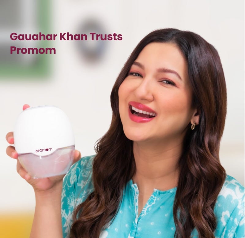 Promom Wearable Electric Breast Pump for Feeding Mothers, Automatic Hands-Free Pumping Machine with 3 Modes & 8 Suction Levels, Portable & Cordless with USB Charging, FDA Approved, Patented Diaphragm Case Technology, Best-In Class Suction-450MmHg/60KPA, Smart LED Display, 160ml BPA-Free Milk Cup, Quiet & Compact (1 Year Warranty) (TRAVEL BAG) - Image 2