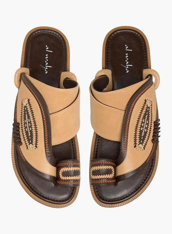 Al Waha Men Leather Arabic Sandals