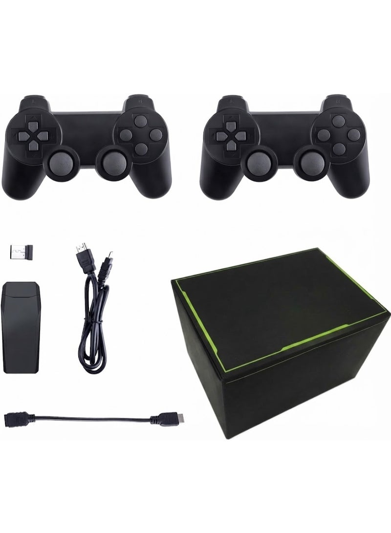 Wireless Retro Game Console Stick with 22000 Built-in Games 64GB SD Card 4K HDMI Output Plug and Play for Kids Adults - Image 1
