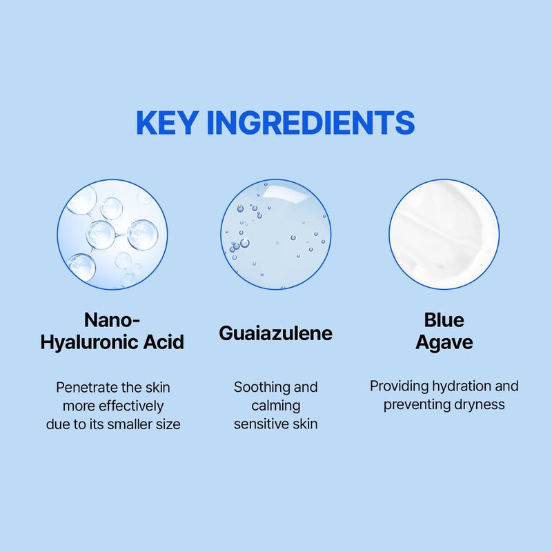 MEDITHERAPY Bluelayer Water Dome Mask - Korean Overnight Collagen Face Mask for Glass Skin, Moisturizing and Firming with Hyaluronic Acid & Blue Agave - Pore Minimizing with Hydrogel Masks for Radiant Glow - 4EA - Image 5