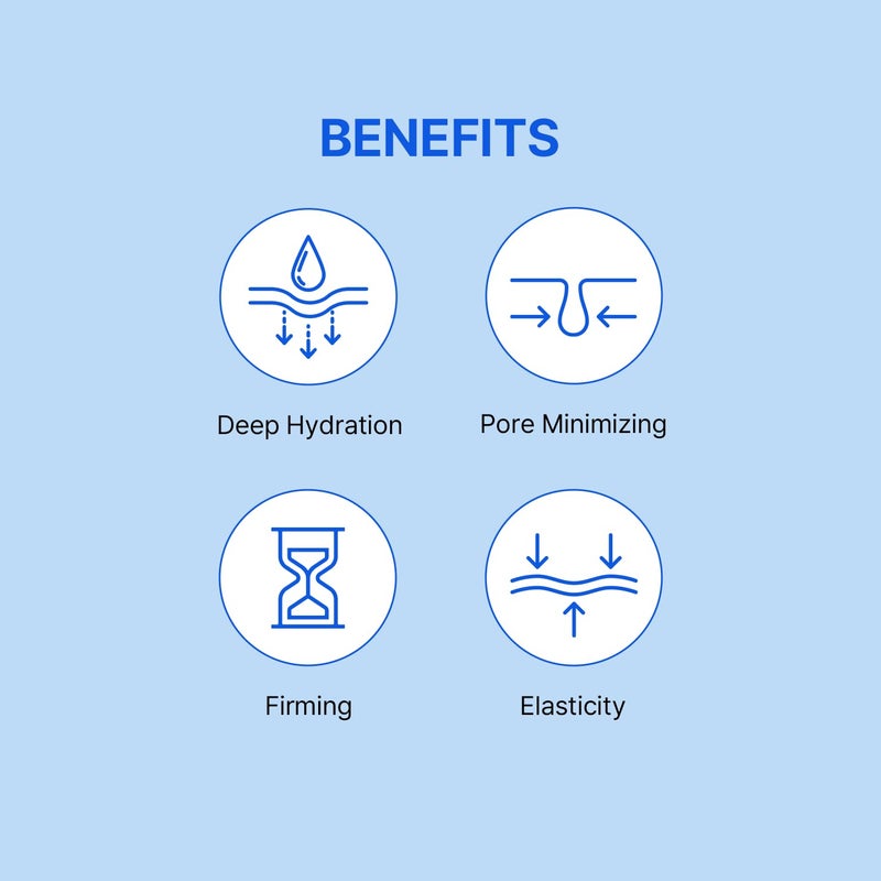 MEDITHERAPY Bluelayer Water Dome Mask - Korean Overnight Collagen Face Mask for Glass Skin, Moisturizing and Firming with Hyaluronic Acid & Blue Agave - Pore Minimizing with Hydrogel Masks for Radiant Glow - 4EA - Image 4