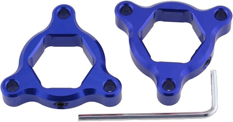 QASULER Motorcycle Fork Preload Adjusters - Blue - Image 1