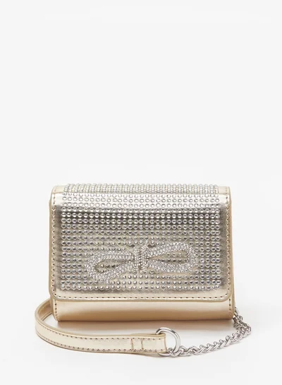 ميسي Little Missy Embellished Crossbody Bag with Chain Accented Strap