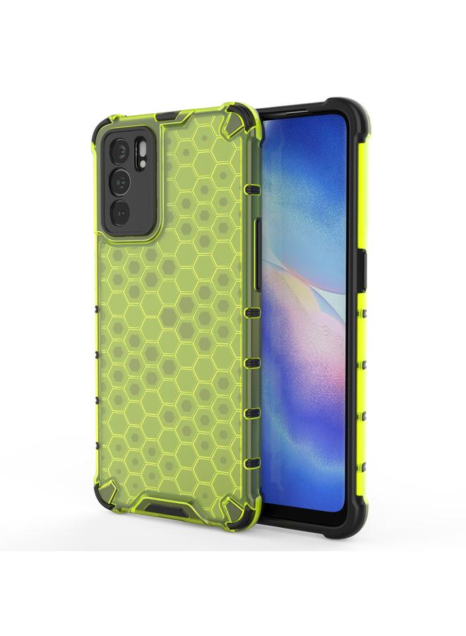S-TOP Case For OPPO Reno6 5G Shockproof Honeycomb PC + TPU Protective Case - Image 1