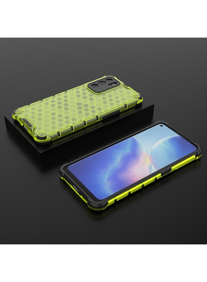 S-TOP Case For OPPO Reno6 5G Shockproof Honeycomb PC + TPU Protective Case - Image 4