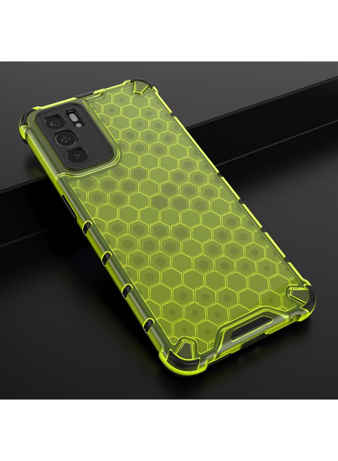 S-TOP Case For OPPO Reno6 5G Shockproof Honeycomb PC + TPU Protective Case - Image 2