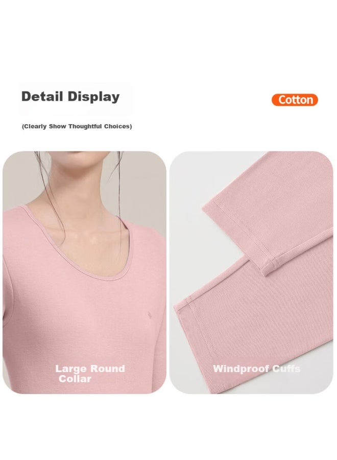 Grace Warm Thermal Underwear Set For Men And Women Autumn Winter Stretch Cotton Soft Lightweight Long Sleeve Top And Bottom Cold Protection Layering Pajamas - Image 4