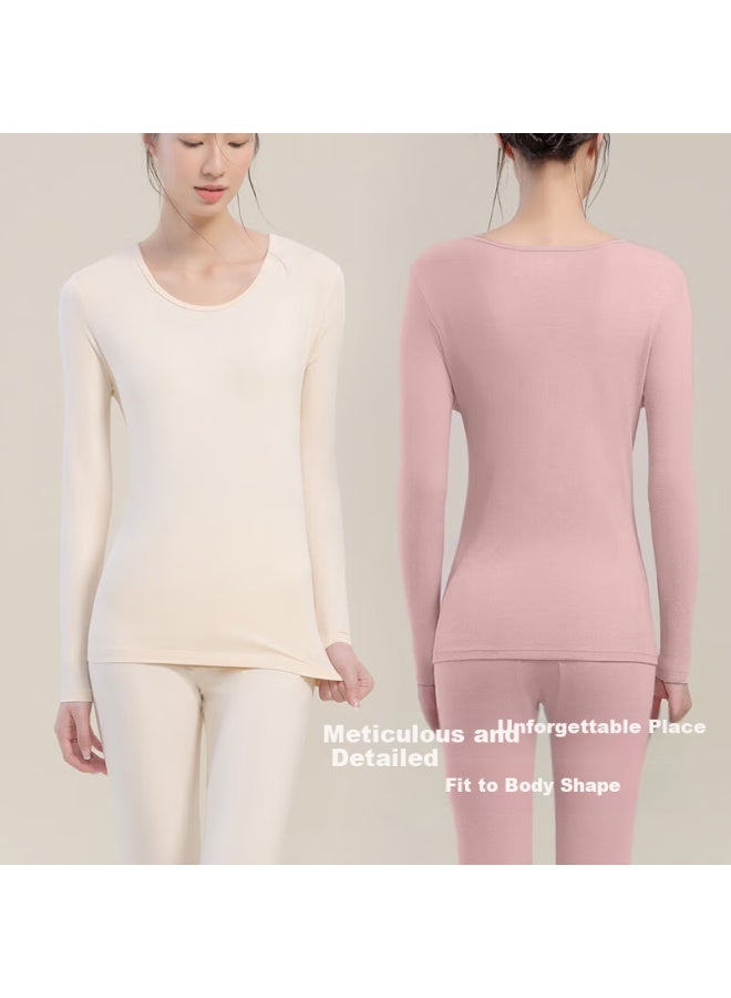 Grace Warm Thermal Underwear Set For Men And Women Autumn Winter Stretch Cotton Soft Lightweight Long Sleeve Top And Bottom Cold Protection Layering Pajamas - Image 3