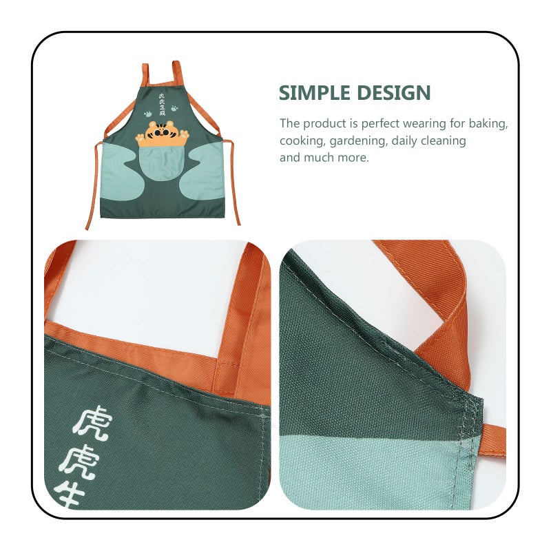 1Pc Cooking Apron Household Anti-oil Apron Kitchen Supply ( Assorted style) - Image 3