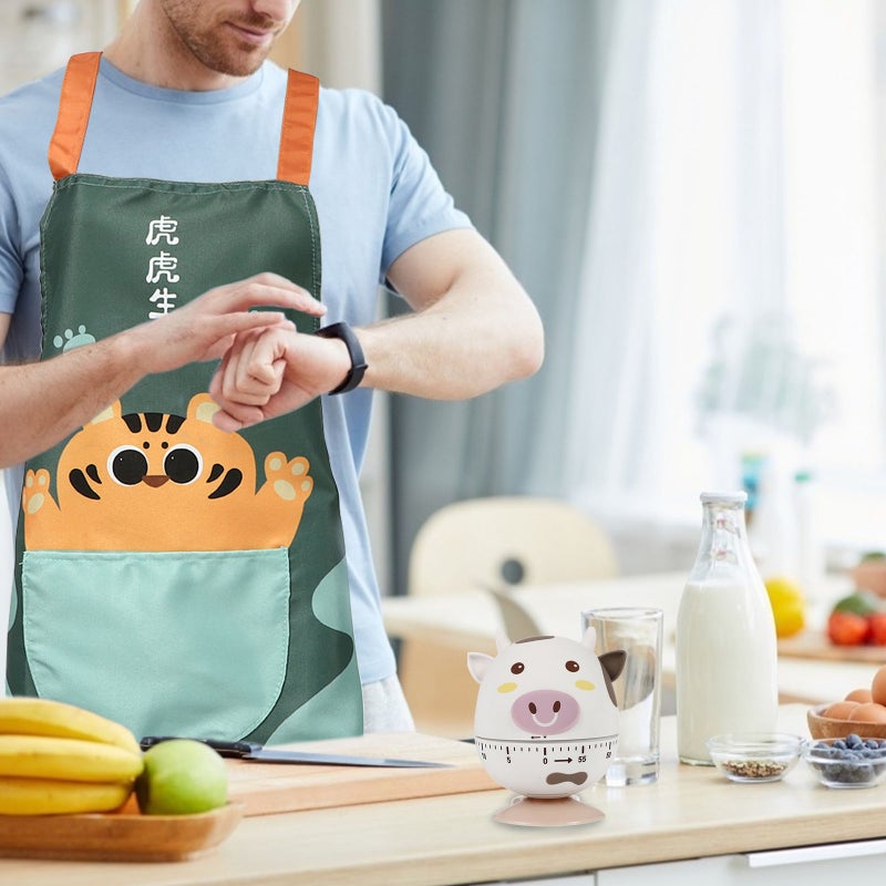 1Pc Cooking Apron Household Anti-oil Apron Kitchen Supply ( Assorted style) - Image 1