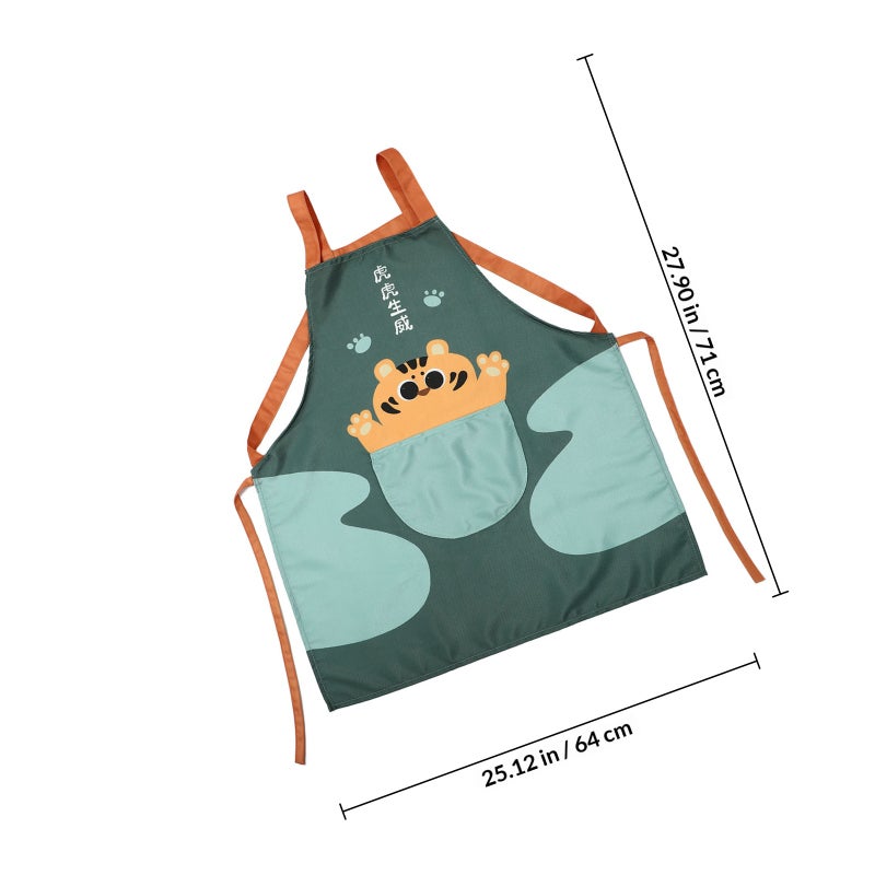 1Pc Cooking Apron Household Anti-oil Apron Kitchen Supply ( Assorted style) - Image 2