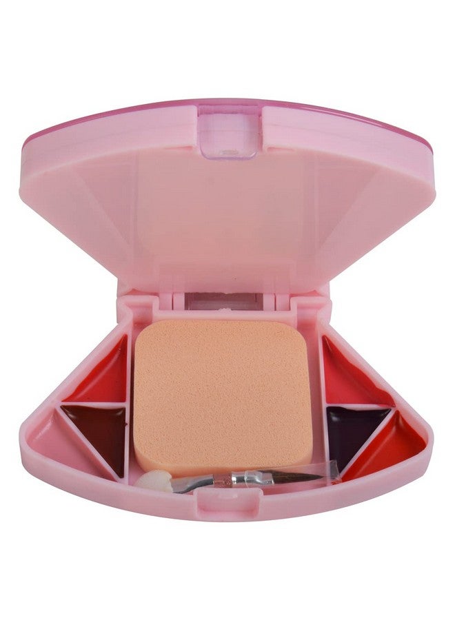 أدبيني طقم مكياج جديد للنساء | 11 ظل عيون، 2 مضغوط، 2 أحمر خدود، 6 ألوان شفاه، 1نفخة - Image 2