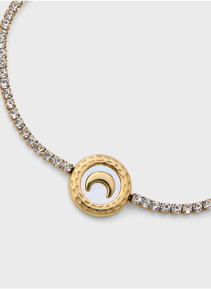 Staurtz Cresent Moon Bracelet