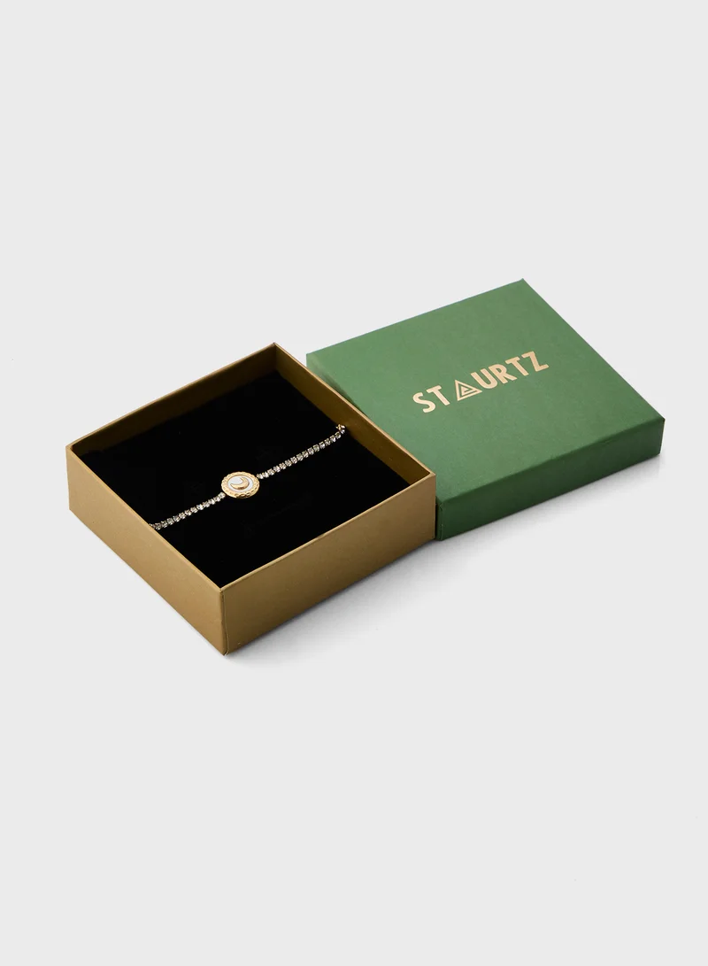 Staurtz Cresent Moon Bracelet