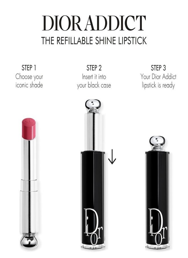 Dior Addict DIOR Addict Shine Lipstick 3.2g # 727 Dior Tulle - A Brown Red  - Image 4