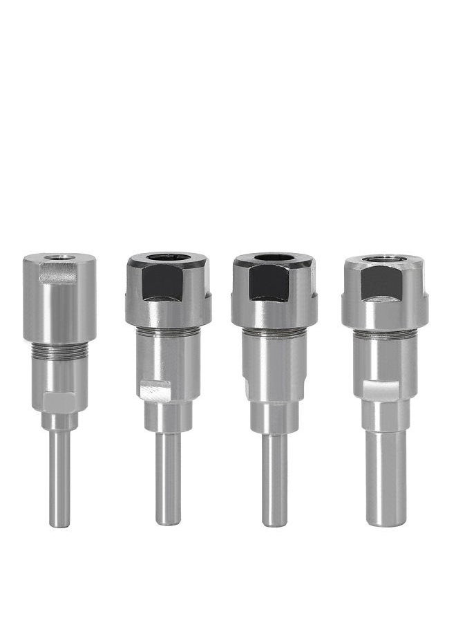 Generic - 1/4'' to 8mm Shank Router Bit Extension Rod Collet Engraving Machine Extension Milling Cutter for Wood - Image 1