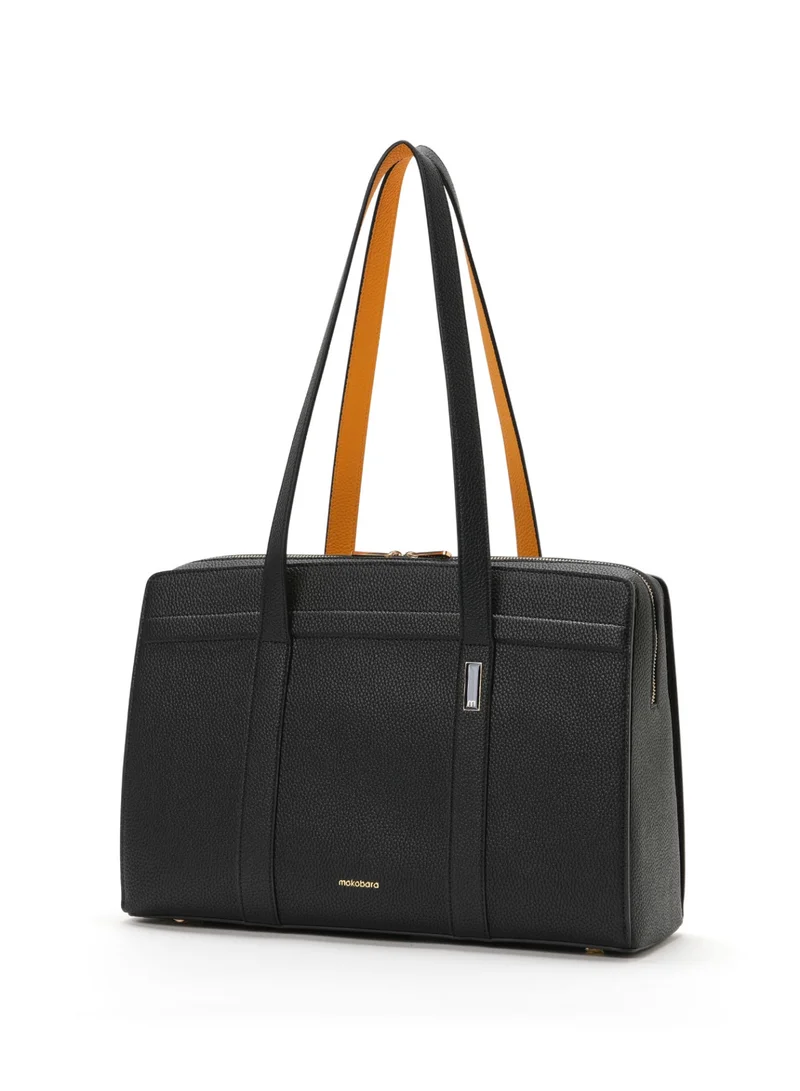 Mokobara The Celeste Tote - Premium Faux Leather, Money Moves 2.0